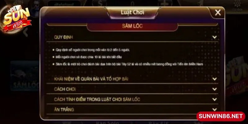 Sâm Lốc Online Sunwin - Kinh Nghiệm Chơi Thắng Lớn 3 Sunwin Luật chơi Sâm lốc online Sunwin chi tiết cho người mới tham gia